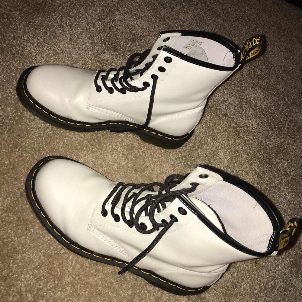 White Dr Martens
